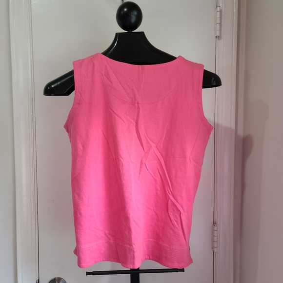 Morgan Cole Womens Pink Floral Dragonfly Tank Top - Picture 3 of 4